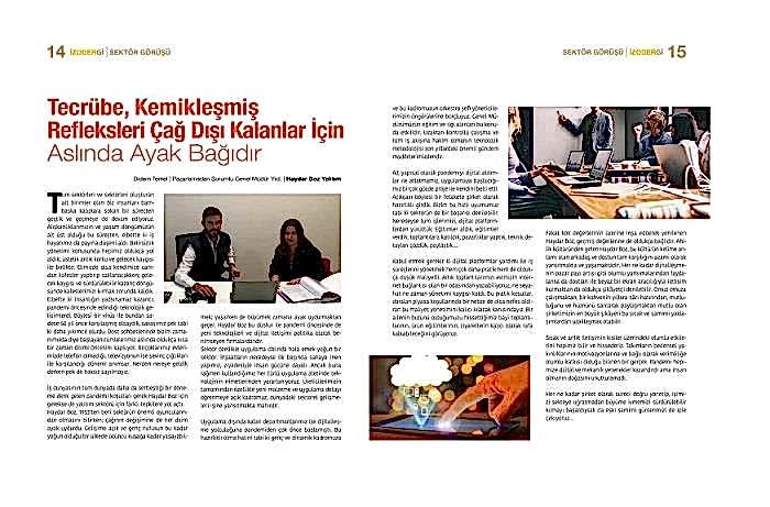 Haydar Boz Yalıtım İzodergi'nin 146. Sayısında