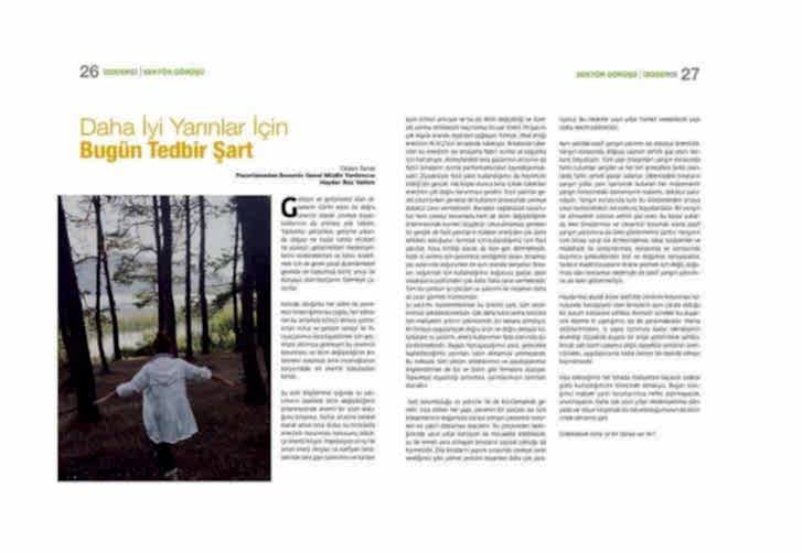 Haydar Boz Insulation in the 149th Issue of İzodergi