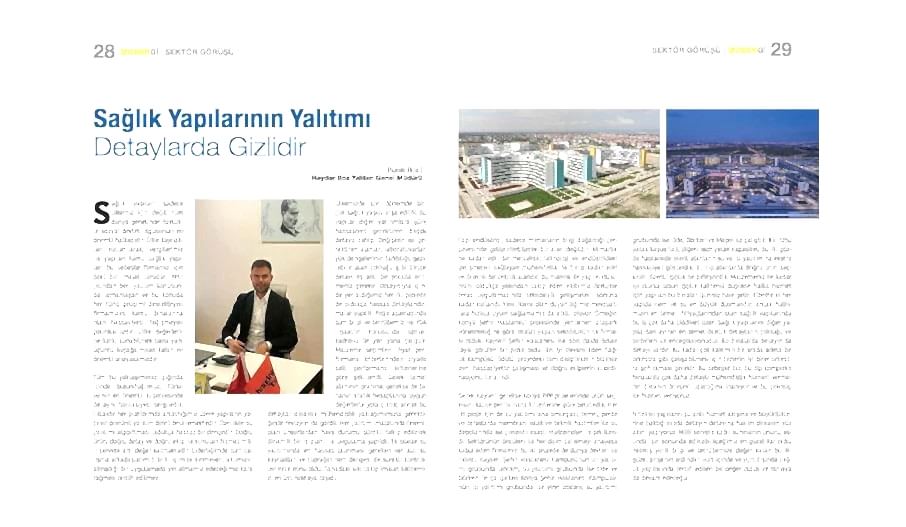 In the 148th Issue of İzodergi: Haydar Boz Insulation